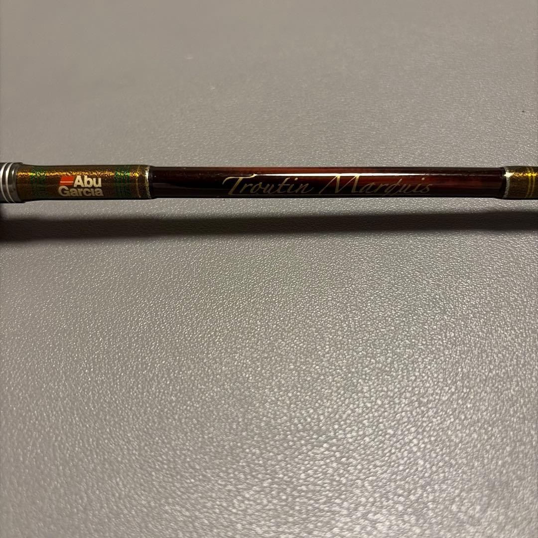 Abu Garcia Troutin Marquis Baitcasting Rod Cork Handle Wooden Reel Seat Used