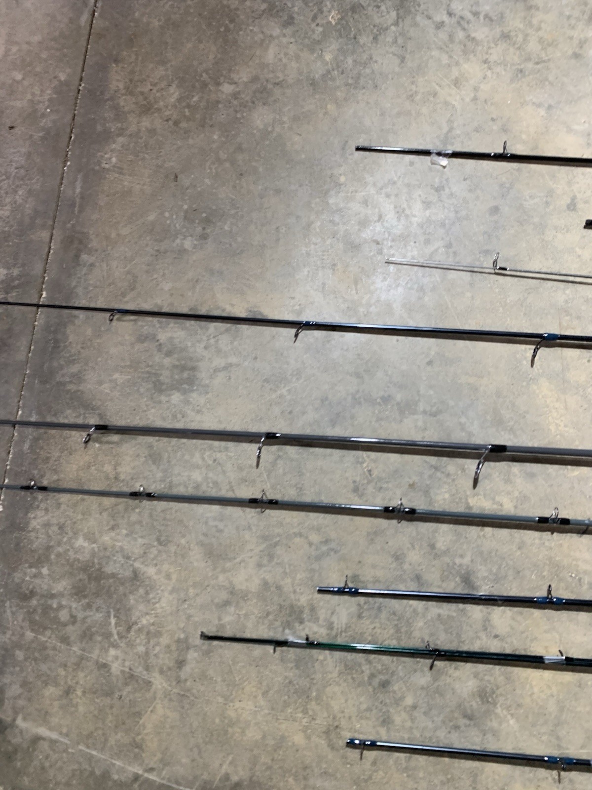 LOT OF 10 BASS PRO SHOPS FISHING RODS (BROKEN)