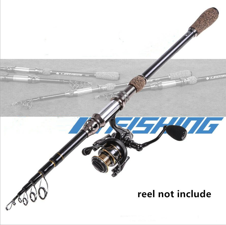 Travel Fishing Rods 2.1M 2.4M Carbon Fiber Spinning Casting Rod High Sensitivity