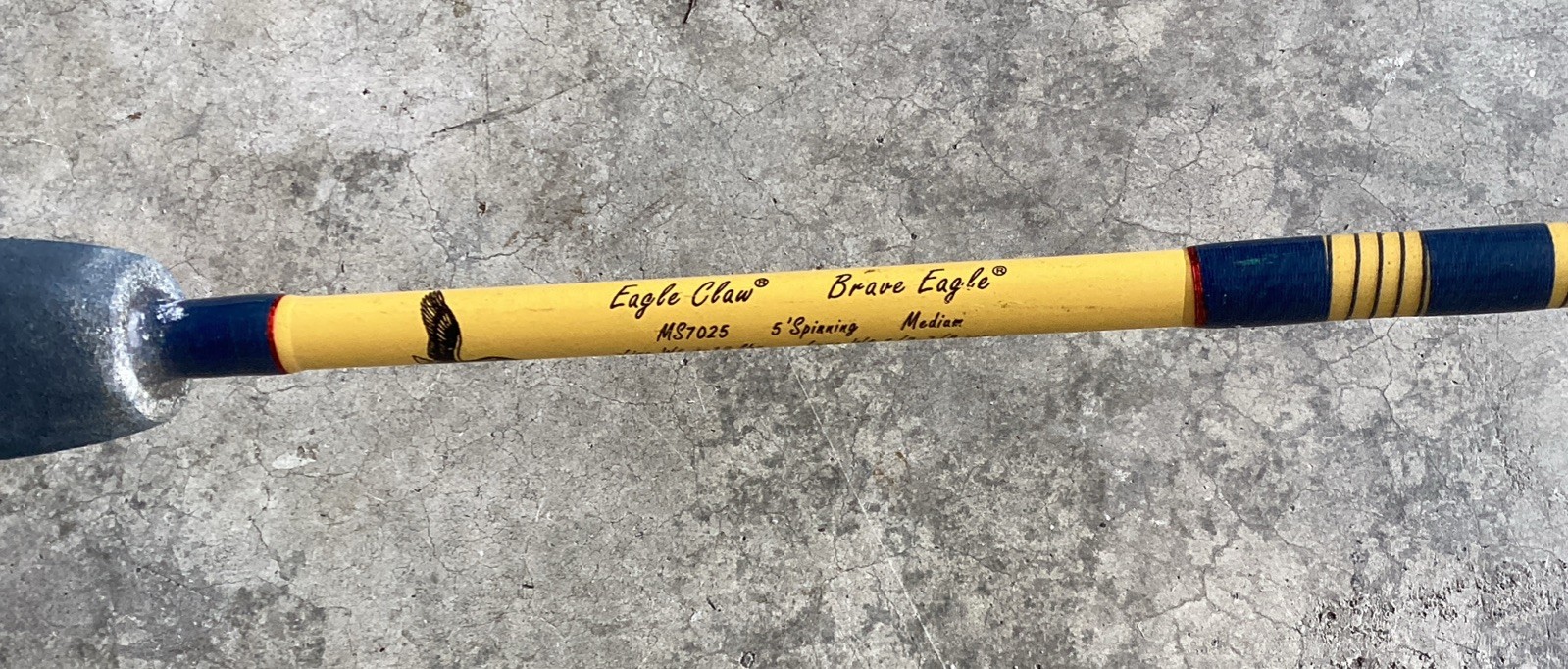 Eagle Claw 1pc 5’ Spinning Rod Brave Eagle MS7025