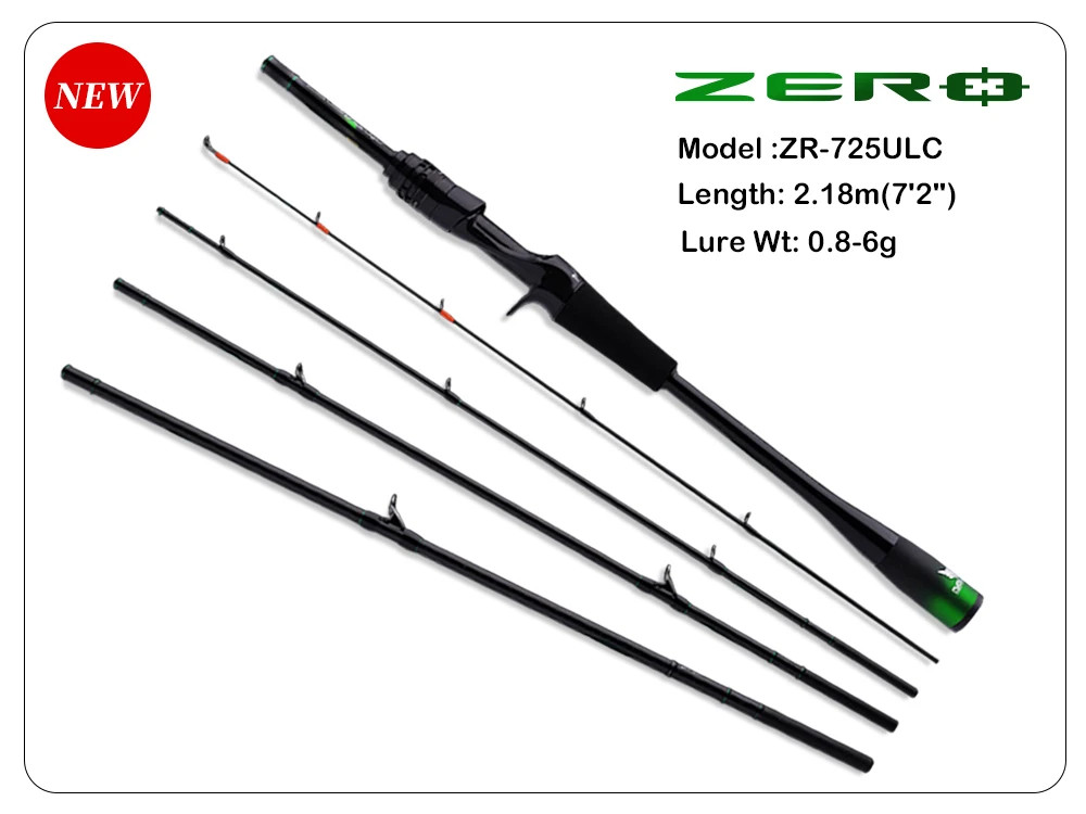 PURELURE ZERO Small Bait Rod High Carbon Long Casting UL Trout Stream