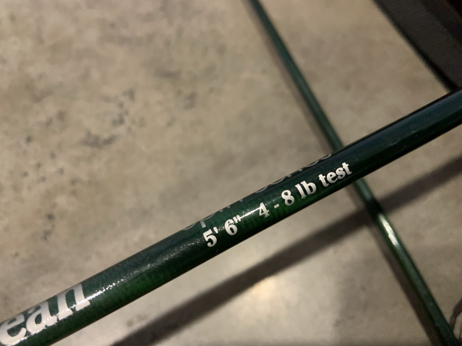 LL Bean Spin Series FishingPole 5’6” 4-8Lb Test Case Reel Needs Repair