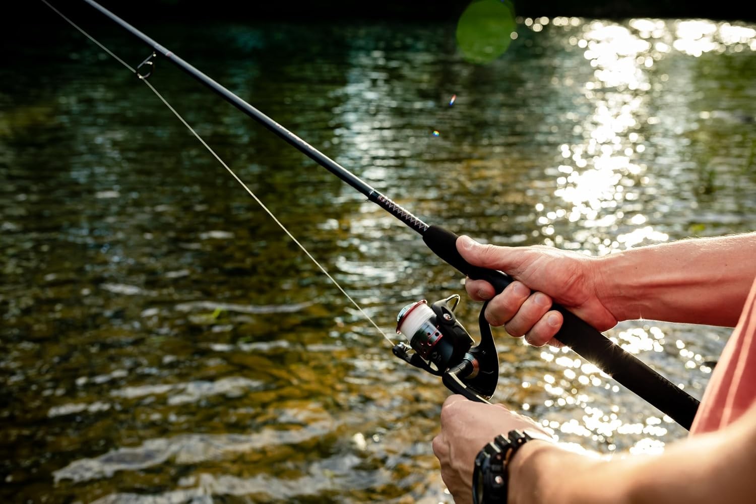 66″ GX2 Spinning Rod Three Piece 6-15lb Line Rating Medium Power Moderate Fast