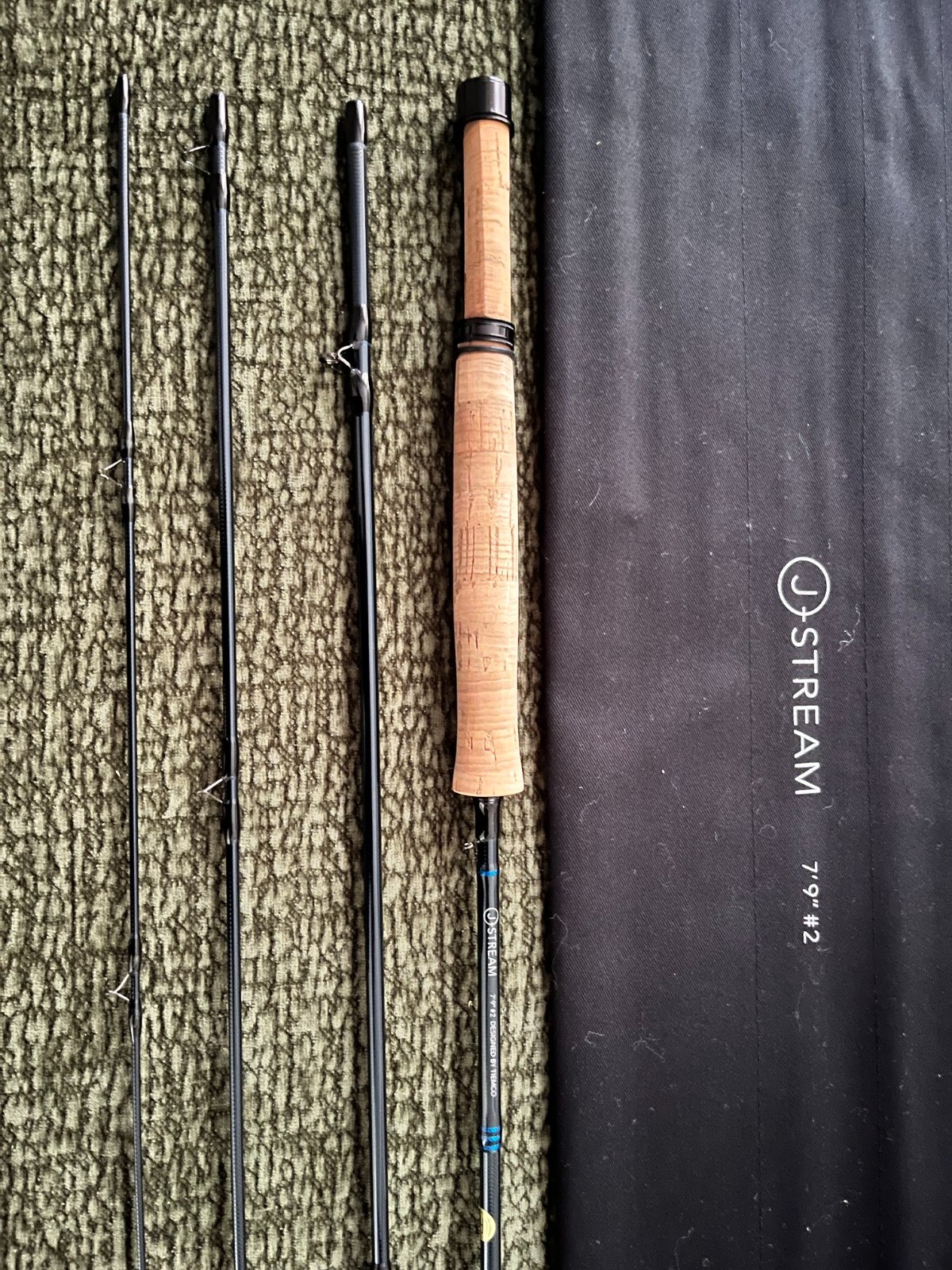 Tiemco J-Stream Fly Fishing Rod 7’9″ 2wt 4 Piece