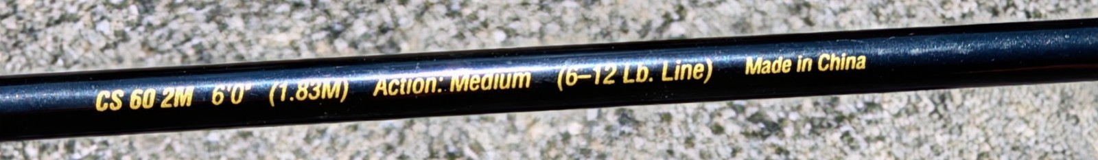 Shakespeare Contender Fishing Rod 6′ 0″CS 60 2M Medium Action