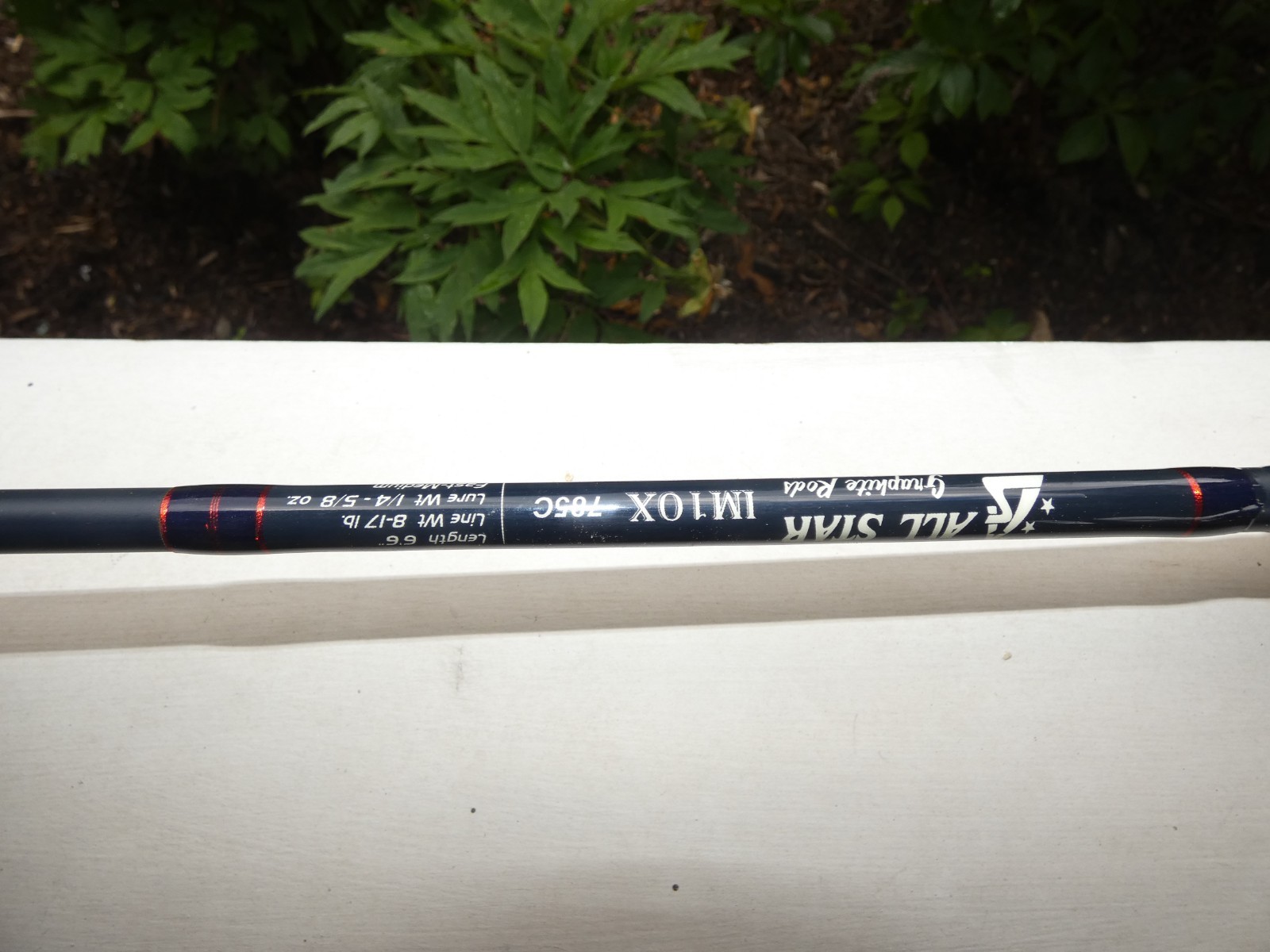 RARE ALL STAR IM10X USA MADE 785C 1 PC FAST MED ACT 6’6″ FISHING ROD