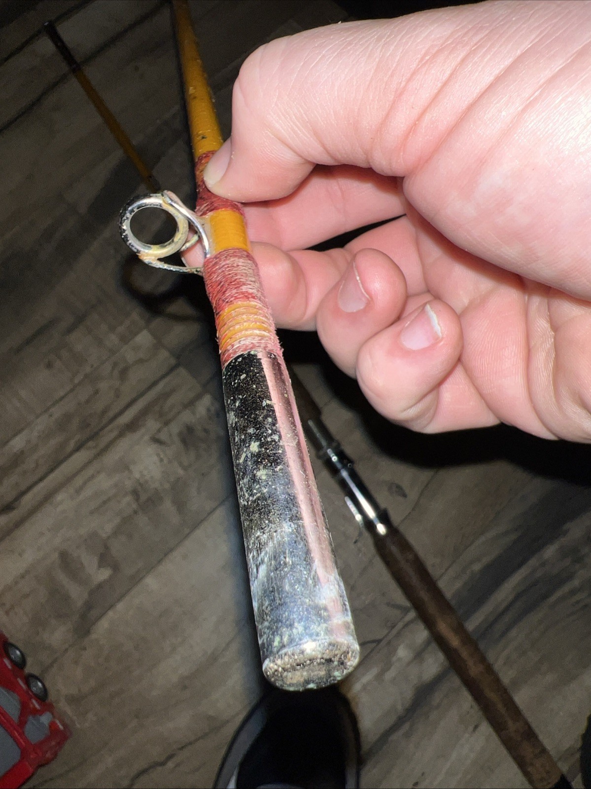 National Fiberglass Company 6’ 6” 2pc Fishing Rod Vintage BaitCasting