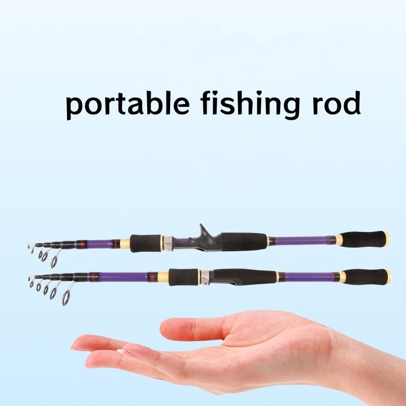Fishing Rods Telescopic Ultra-Light Carbon Fiber Rod Durable Sensitive Portable