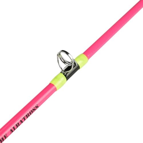 10′ Catfish Casting Rods by Albatross – 2 Piece Glow with Pink – 2 Piece