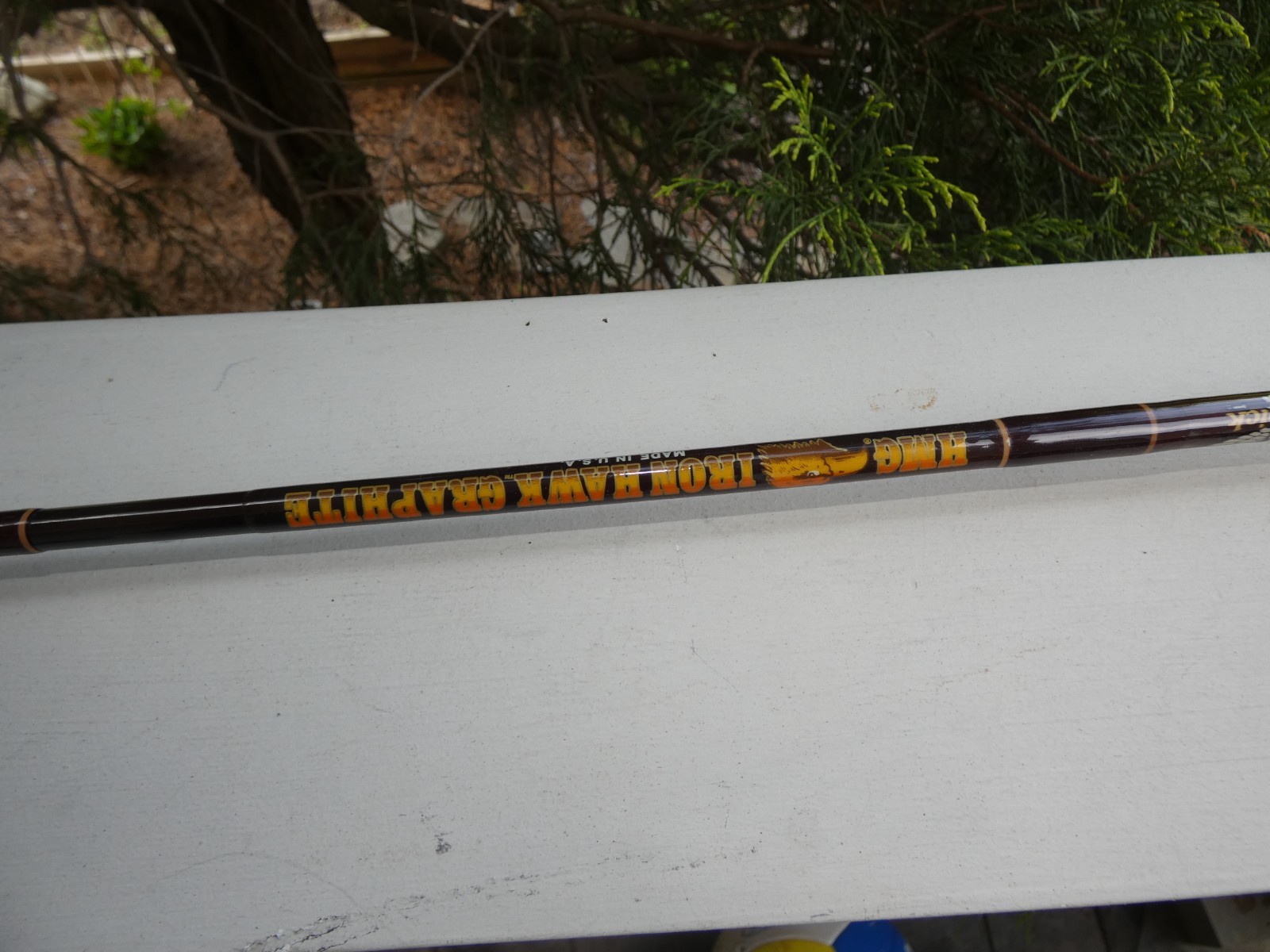 RARE VTG FENWICK HMG IRON HAWK USA MADE H959H 1 PC 5.75′ SPINNING FISHING ROD
