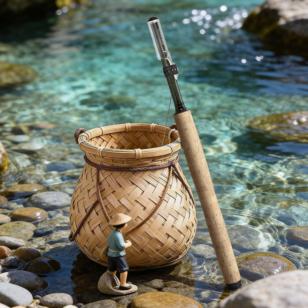 Carbon Tenkara Fishing Rod for Small Stream Trout Fishing No Reel Needed
