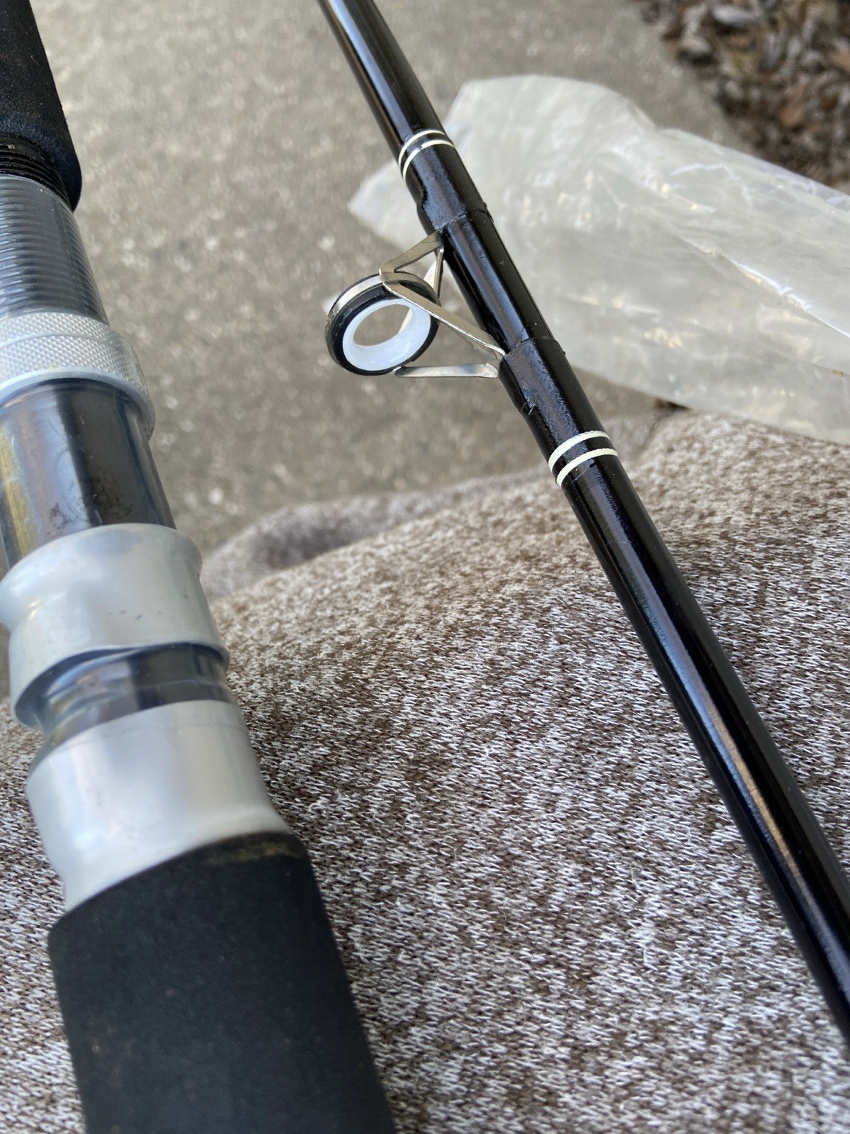 VINTAGE NEVER USED MASTER FISHING TACKLE 6585L 8′ 8″ SURF ROD