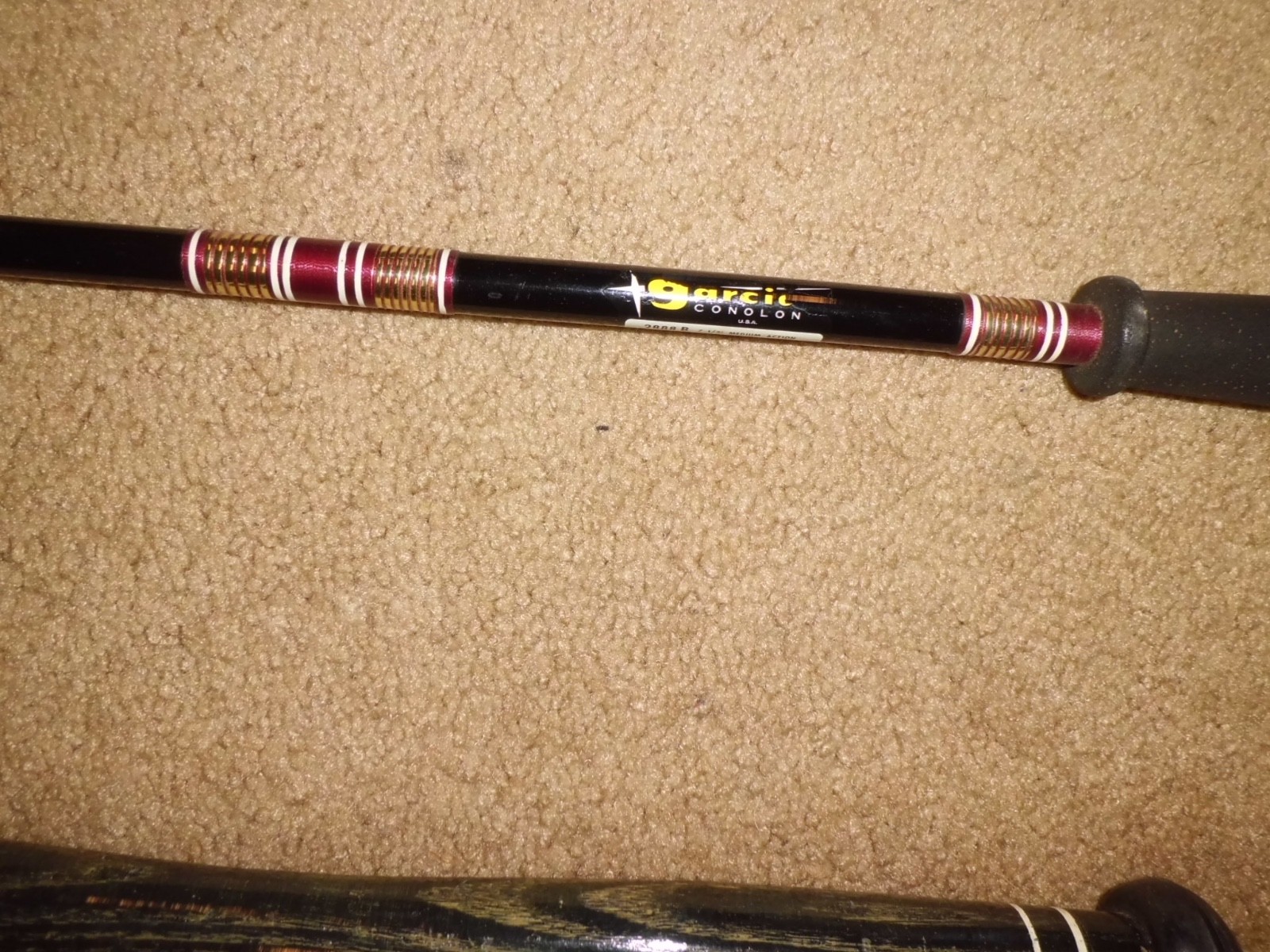 Vintage GARCIA Conolon 2888 B Medium Spinning Boat 7′ 6″ Rod- USA- MINT!