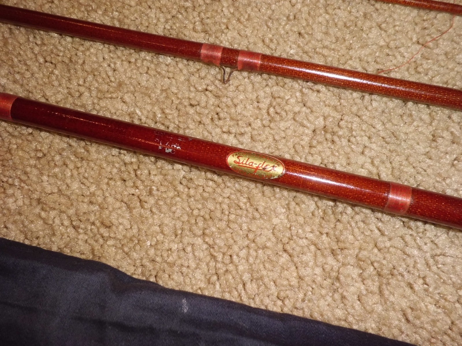 Vintage SILAFLEX 3 pc Fly 9′ Rod made in USA