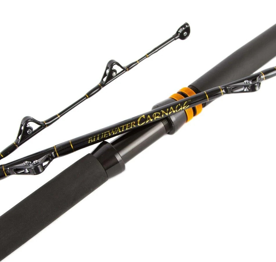 Penn Bluewater Carnage Troll Trolling Fishing Rod 24kg Fully Rollered 5’7″ 1.7m