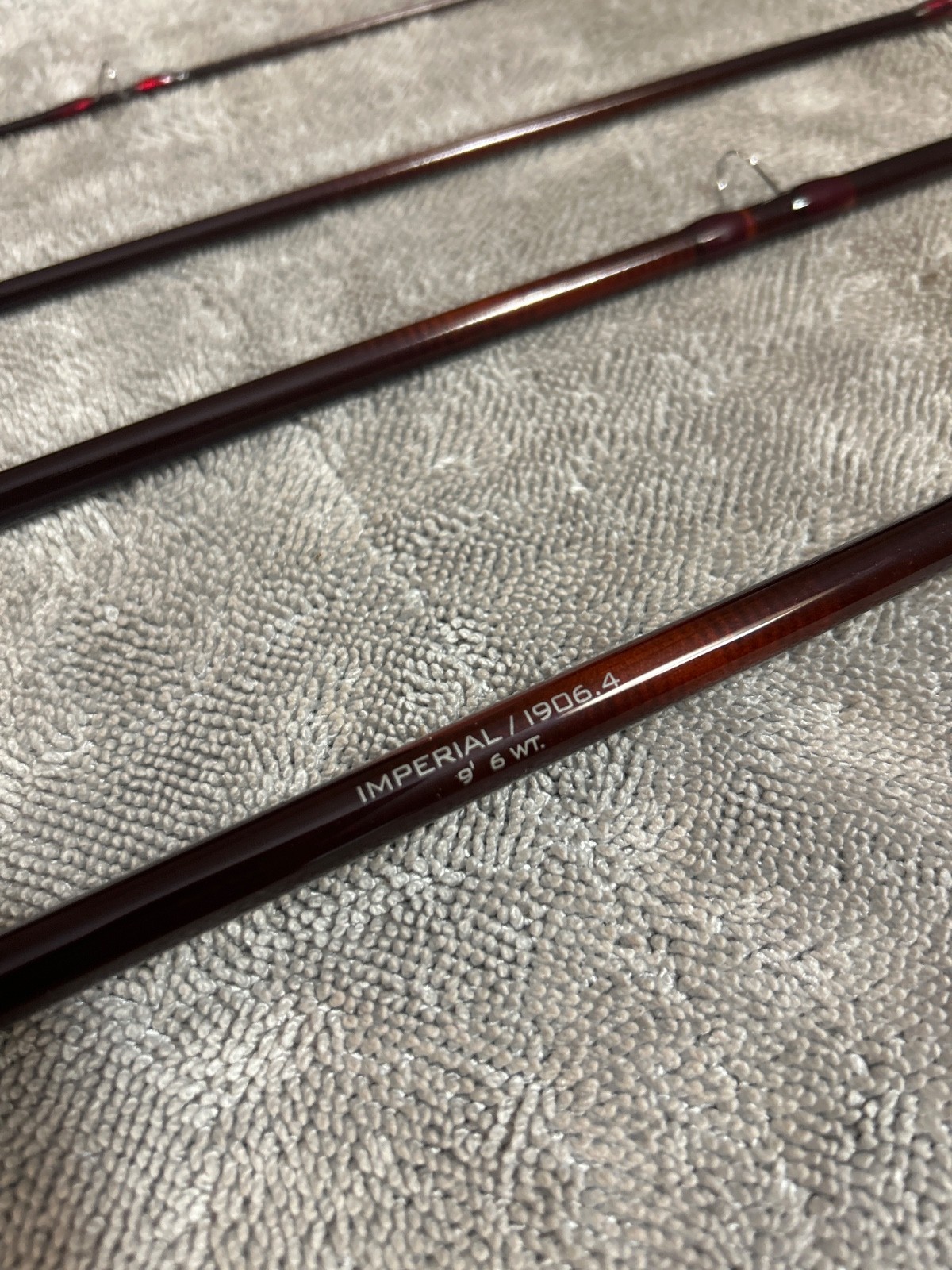 MINT St. Croix Imperial 9′ #6 weight 4 piece fly fishing rod