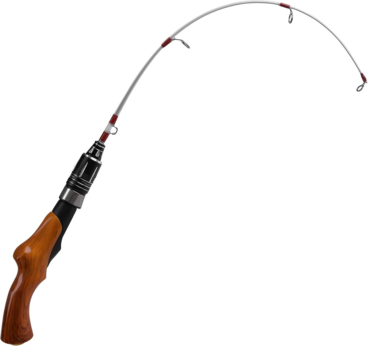 Ice Fishing Rod 23″ Ultralight Fast Action Spinning Rods Portable Ice Fishing