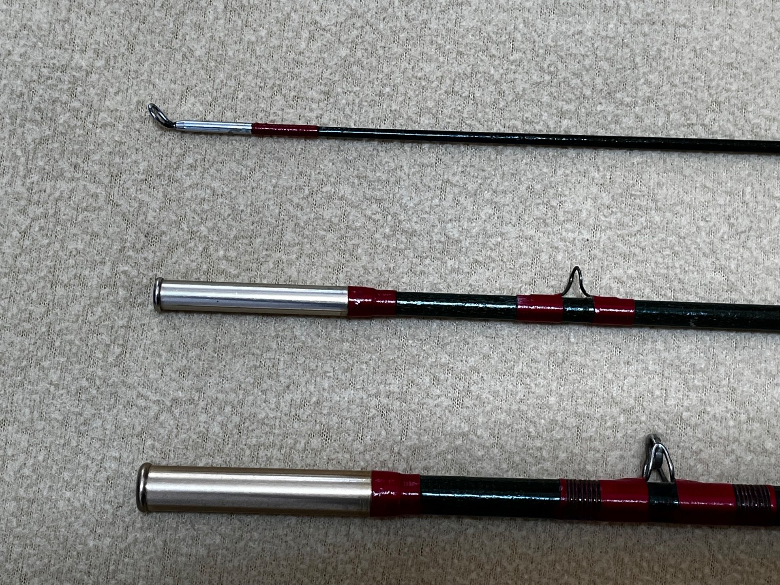 St Croix 7 foot 8 Inch 3 Piece Fiberglass Fly Rod Double Power