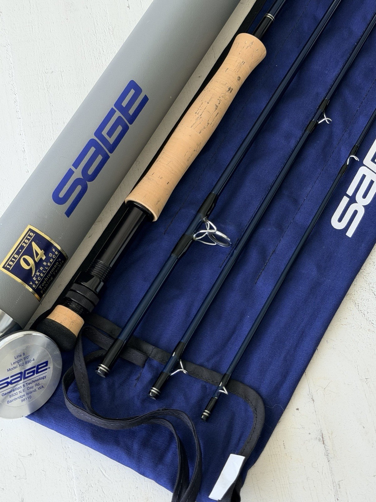 **BEAUTIFUL** 🔥 SAGE SALT Xi 2~ 8wt. 9’ft~4pc FlyRod!!🔥~LEGENDARY~🔥