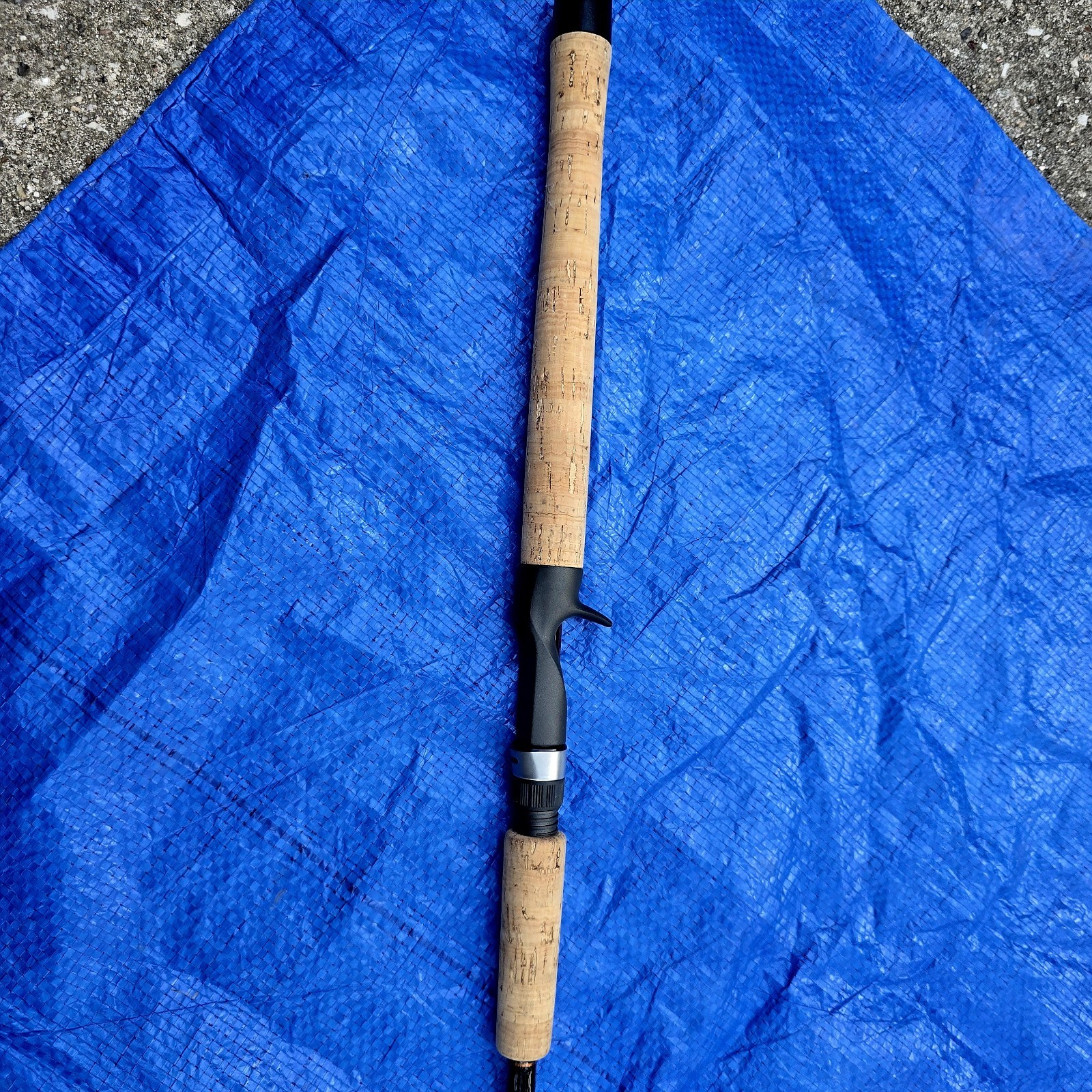 Thunder Bay Fishing Rod. 7’6″ Medium/Moderate-fast Baitcaster. Fiberglass Rod!