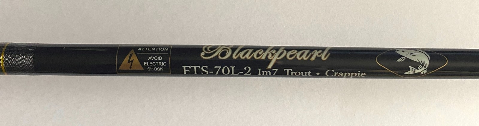 High modulus Graphite Trout Spin Rod – 2 section 7’0″ – Light Guides -New