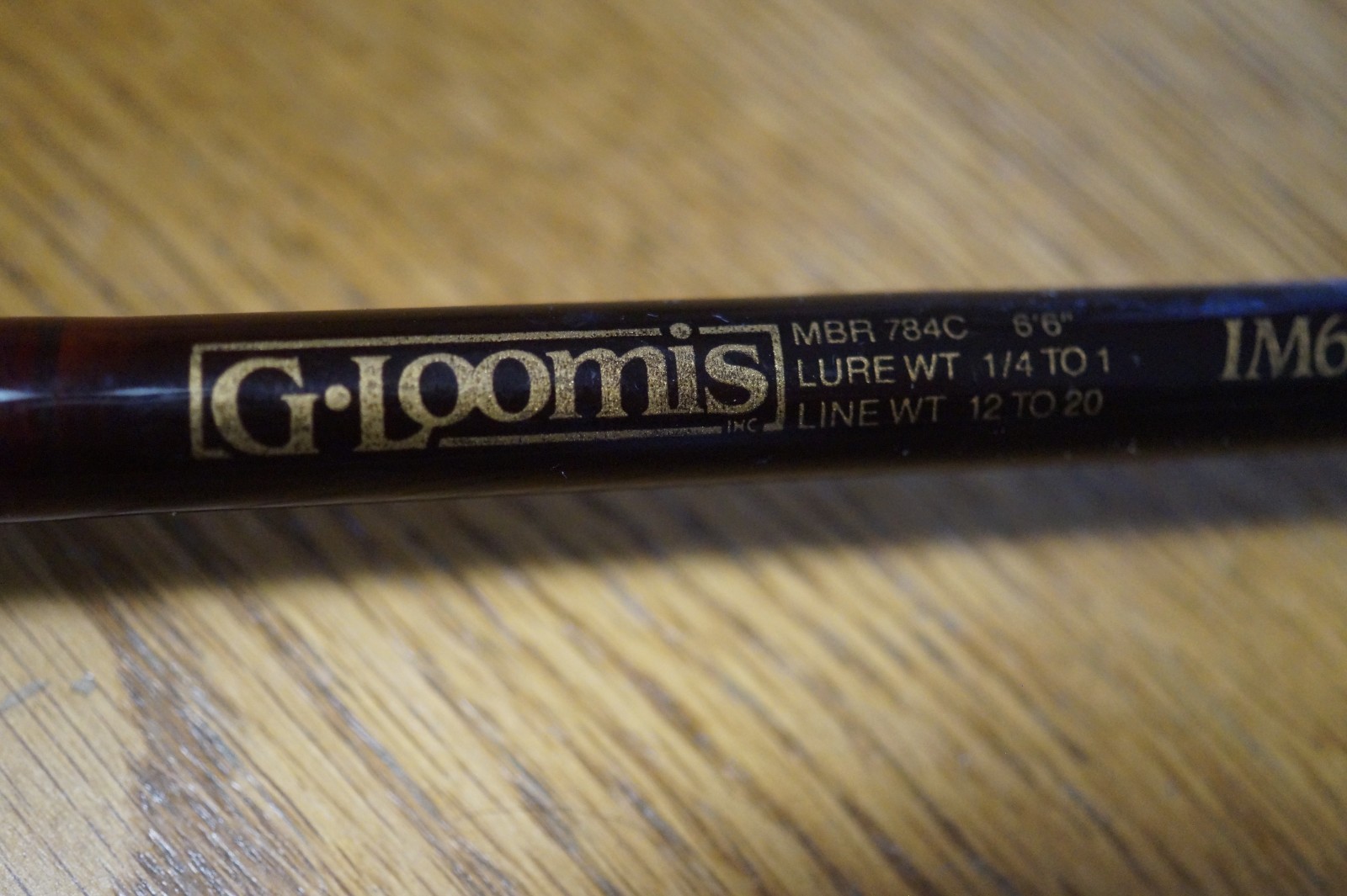 G. Loomis IM6 784C MBR 6′ 6″ Medium Heavy Casting Rod