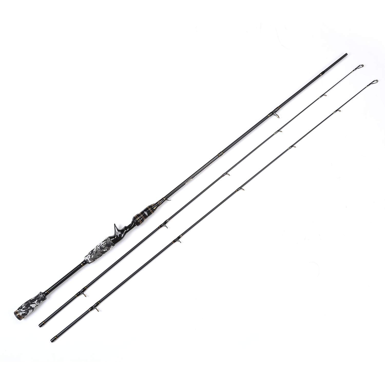 E Series – Camo Legend 2-Piece 7-Feet Casting Rod 24 Ton Carbon Fiber Baitcas…