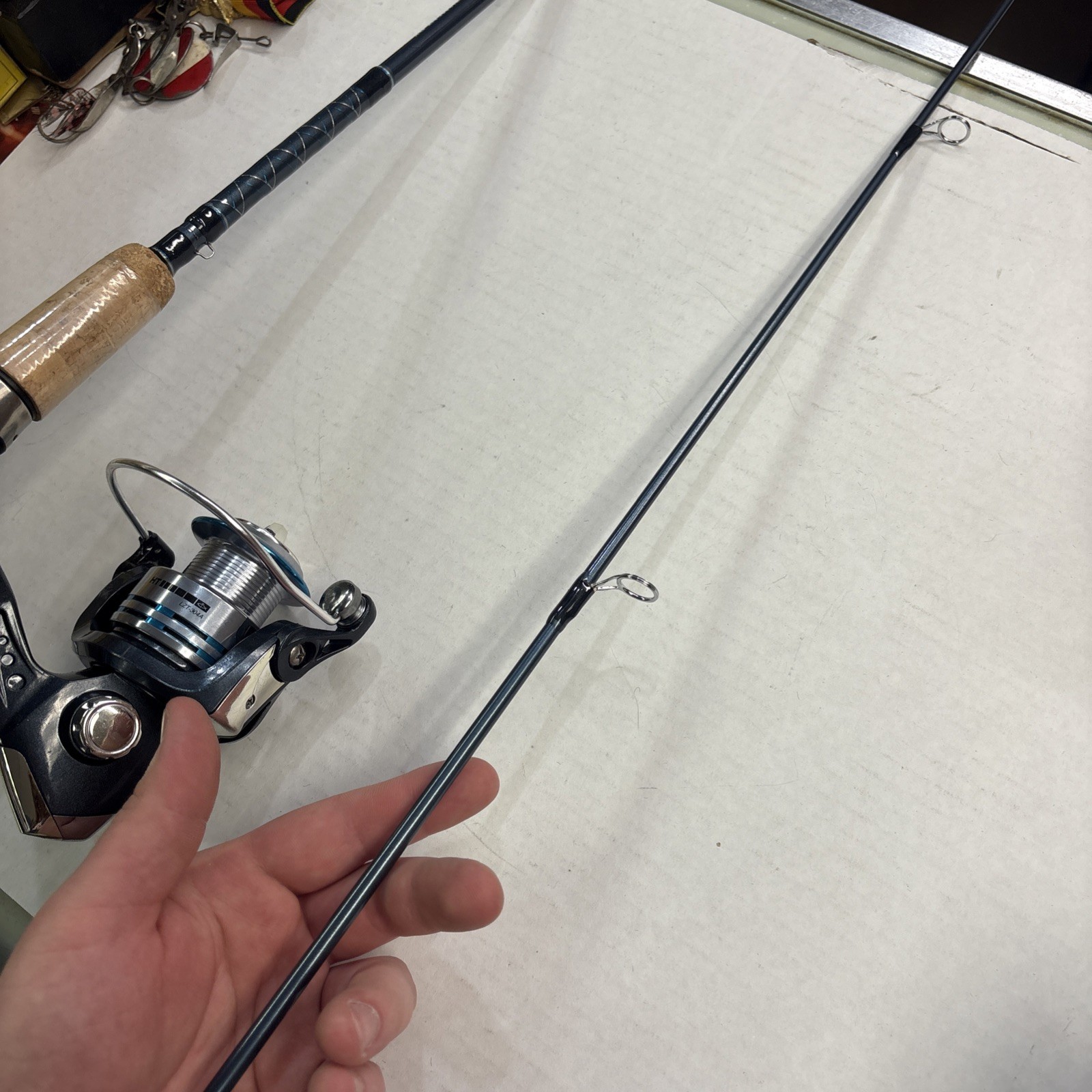 Lazerz Blue Series Tournament Dx Rod And Reel 6’ 6” Hi-Tech Fishing