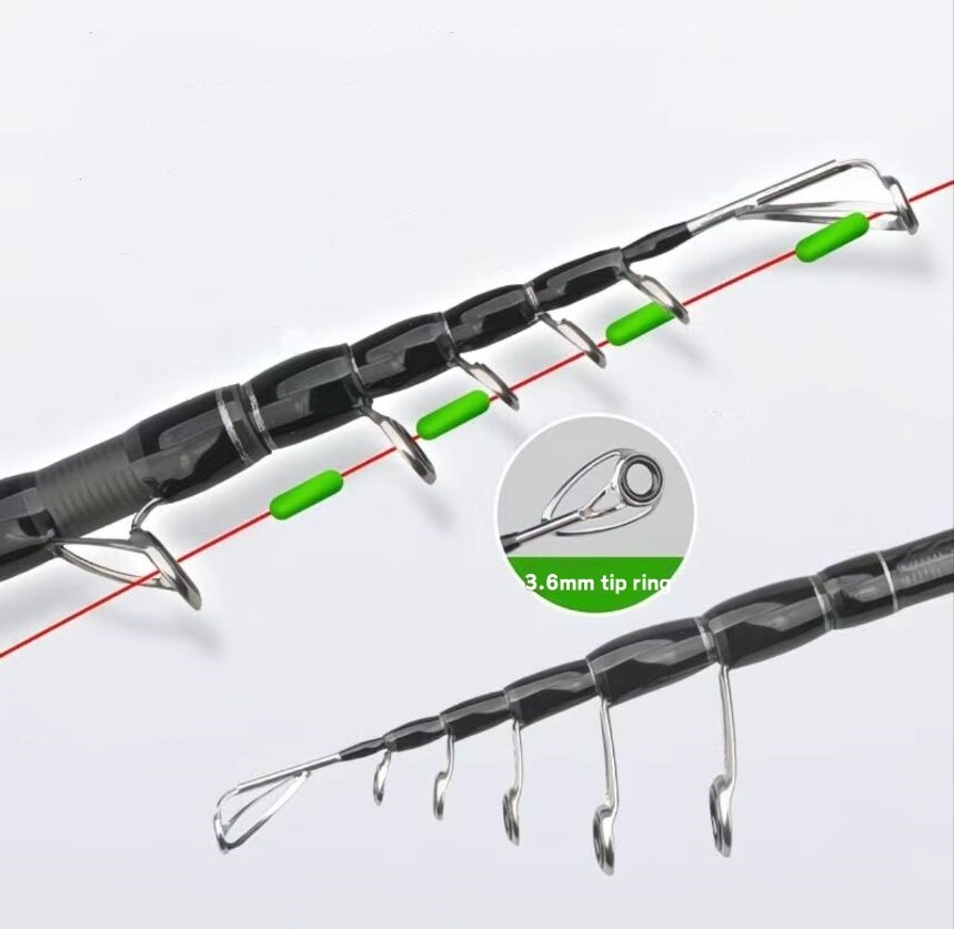 Telescopic Fishing Rods Spinning Casting Rod Carbon Fiber Rod Bass Ultra Light