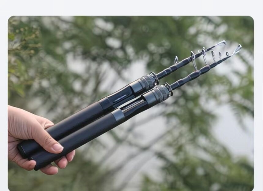 Telescopic Fishing Rods Spinning Casting Rod Carbon Fiber Rod Bass Ultra Light