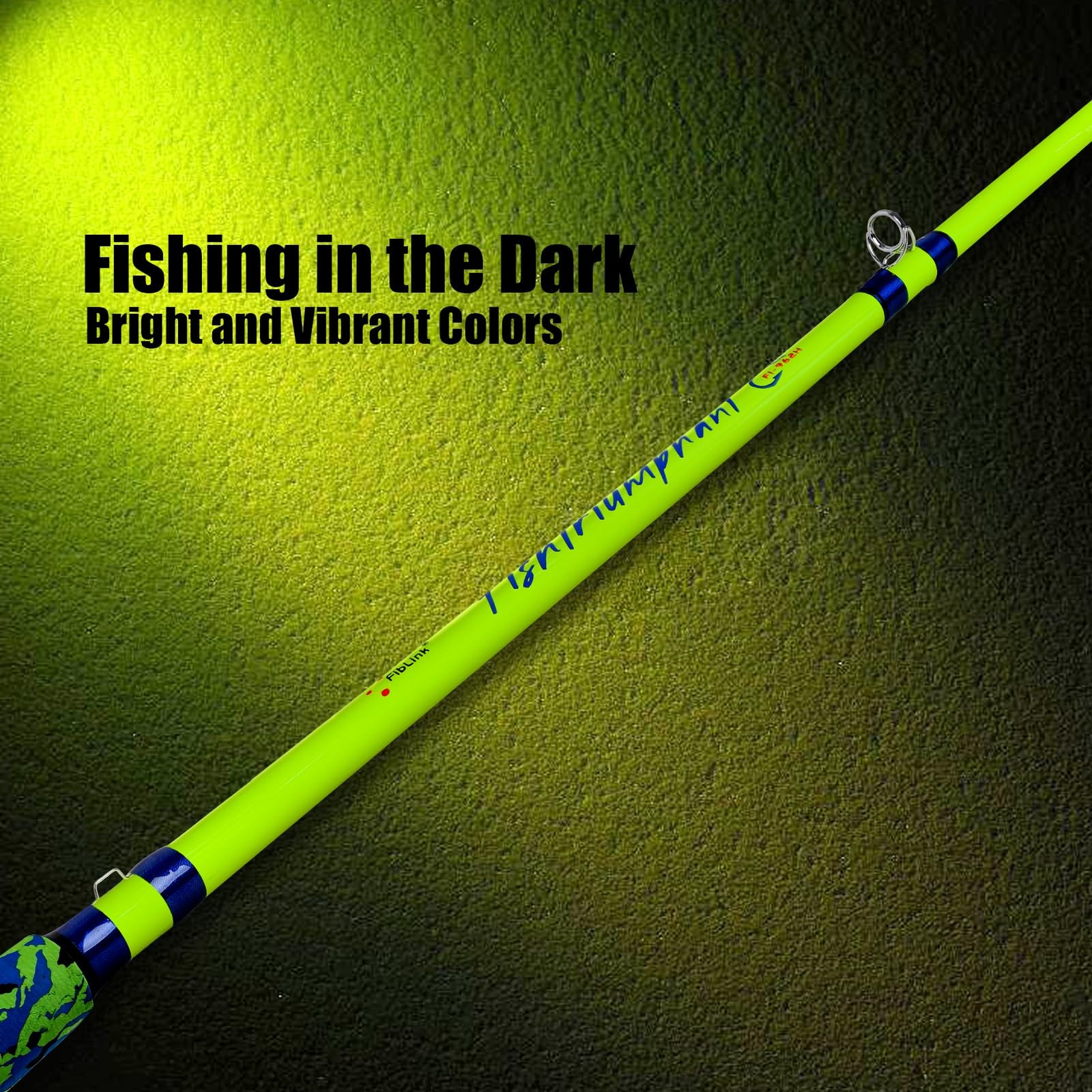Fiblink Catfish Fishing Rods, 1 Piece/2 Piece Catfishing Pole, Medium Heavy C…