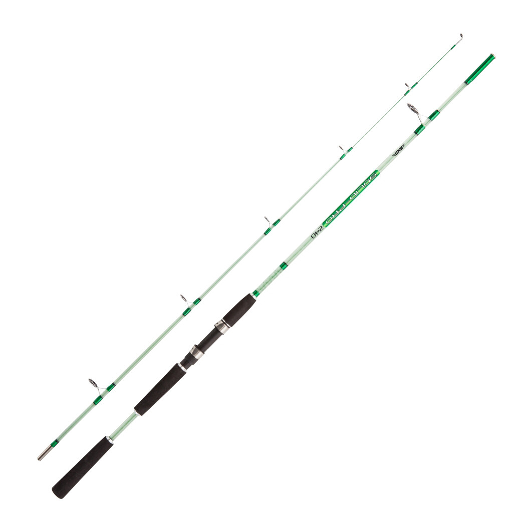 Jenzi Fishing Rod Solid Pro 30-80g Fever Glass Rod Eel Rod Spinning Rod Full Glass