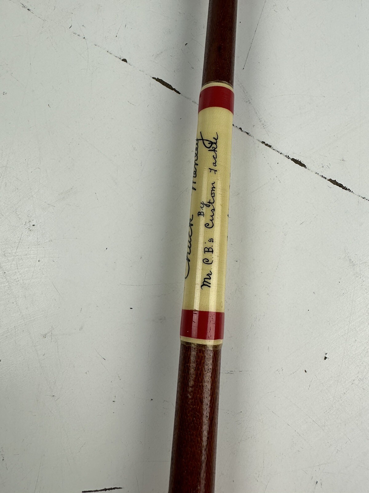 Custom Fishing Pole Built by C.B’s Custom Tackle 6’7” 20#-80# American Flag Inla
