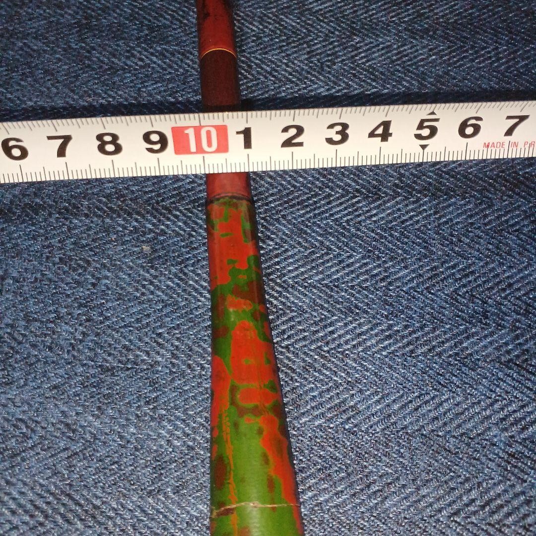 Herabuna Bamboo Fishing Rod 9 Shaku Ultra-soft Replace Carbon Tip Used