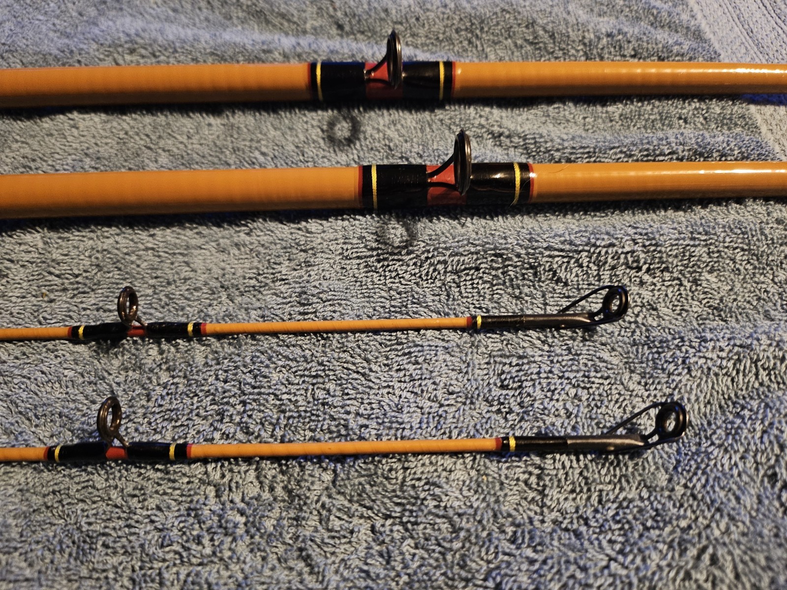 Shakespeare UglyStik Tiger BWD 2200 8′ Med Lite 12-30lb Casting Rods Set of 2
