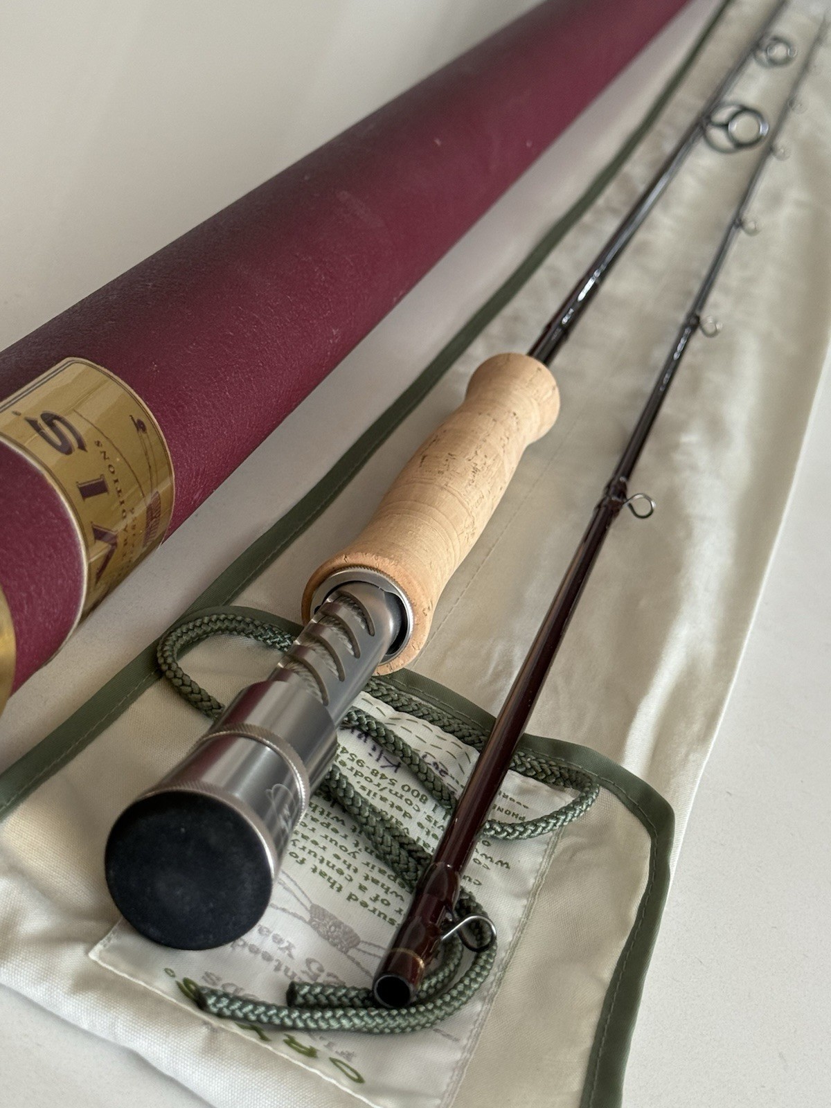 **BEAUTIfUL** 🔥 ORVIS ZERO GRAVITY 8wt 9’ft~2pc Fly Rod!! 🔥~MID FLEX~🔥