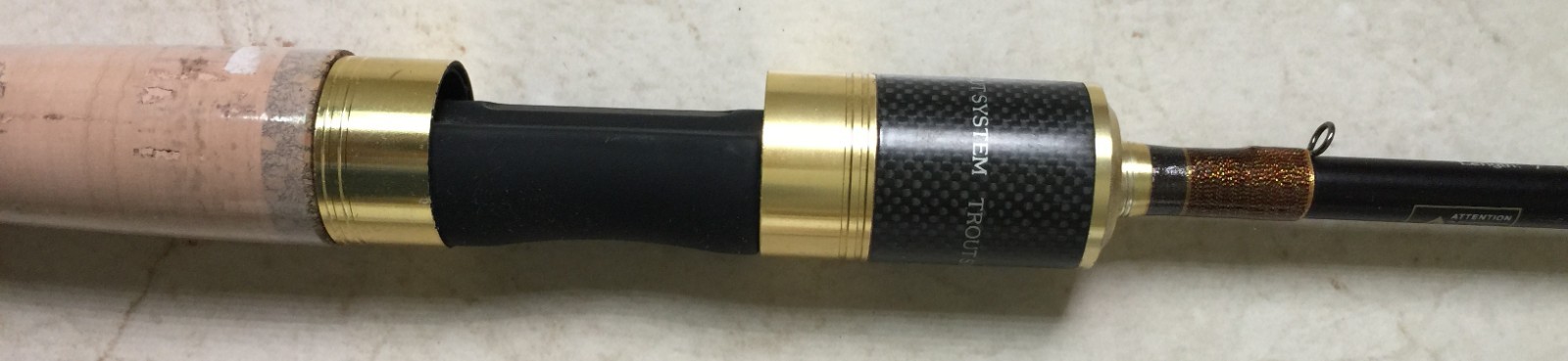 High modulus Graphite Trout Spin Rod – 2 section 7’0″ – Light Guides -New