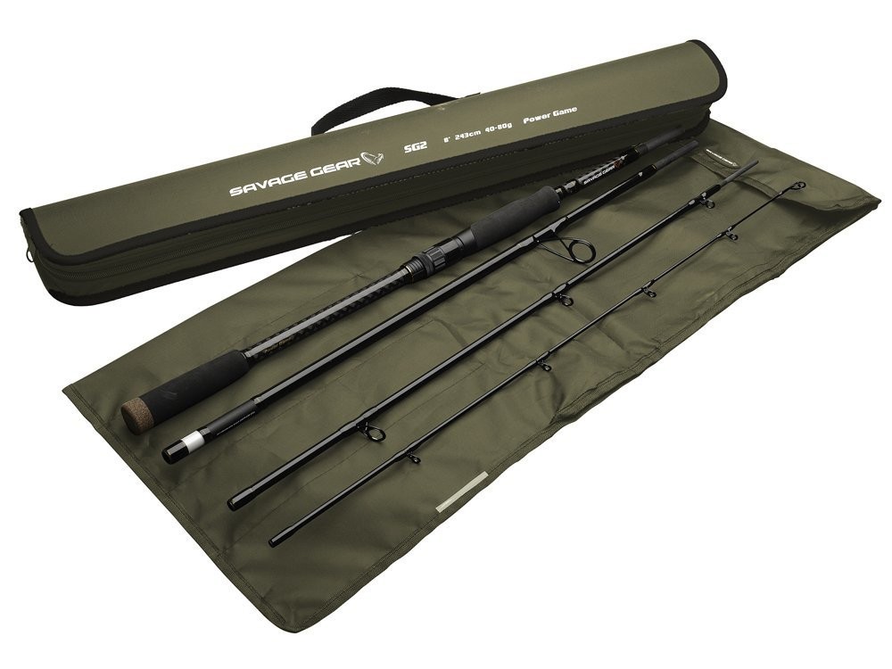 NEW Savage Gear SG4 Medium Game Travel Spinning 2.15m-2.69m 4-sec Rod