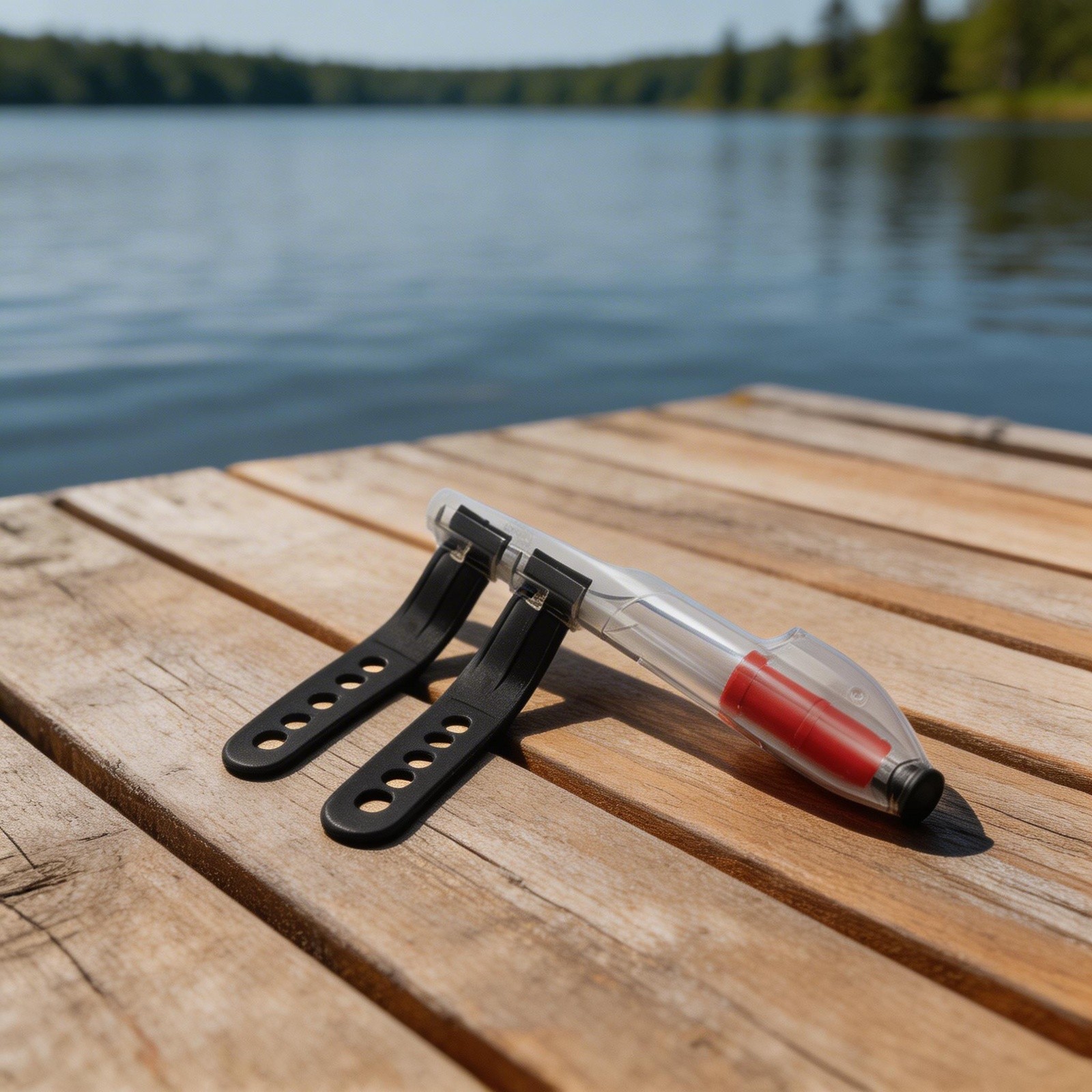 Fishing Rod Protective Cover Telescopic Fishing Rod Cap Black And Red Variation