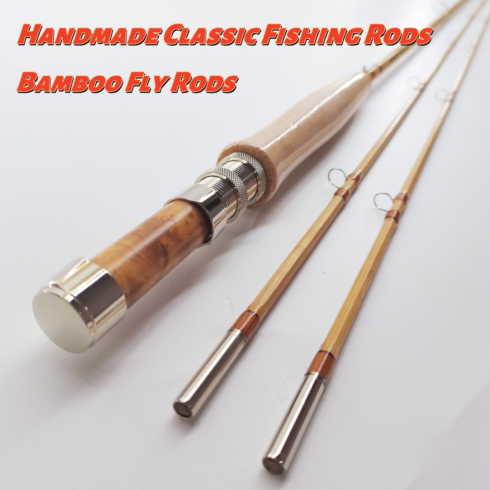 Handmade Bamboo Fly Rod 6′ 0″~2 wt/2 Piece~2 tip/Vintage Cane Fly Fishing Rod