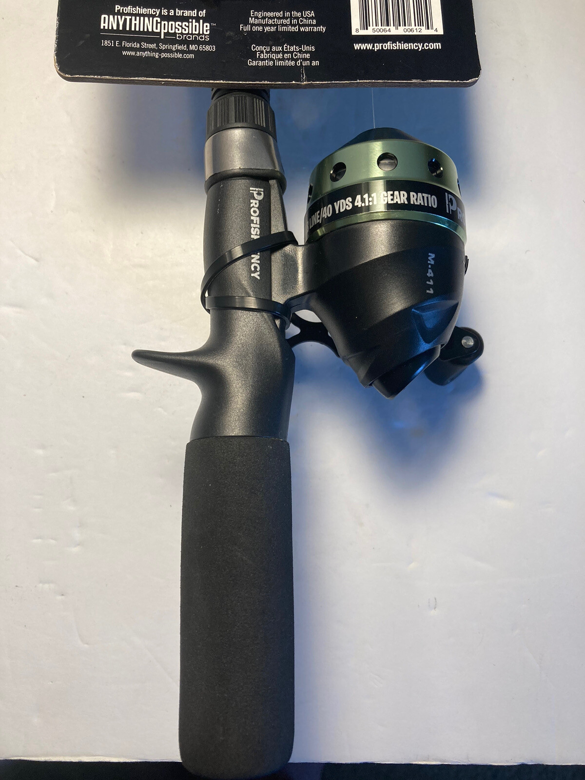 ProFISHiency SPLATGREEN Telescopic Rod & Reel Pocket Combo Fishing Pole New