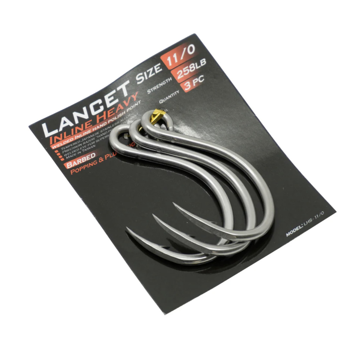 Ocean’s Legacy Lancet Hooks Inline Heavy Barb