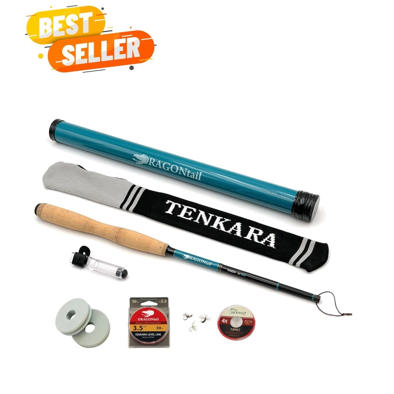 DRAGONtail Kaida zx320 Multi-Length Tenkara Pack Rod