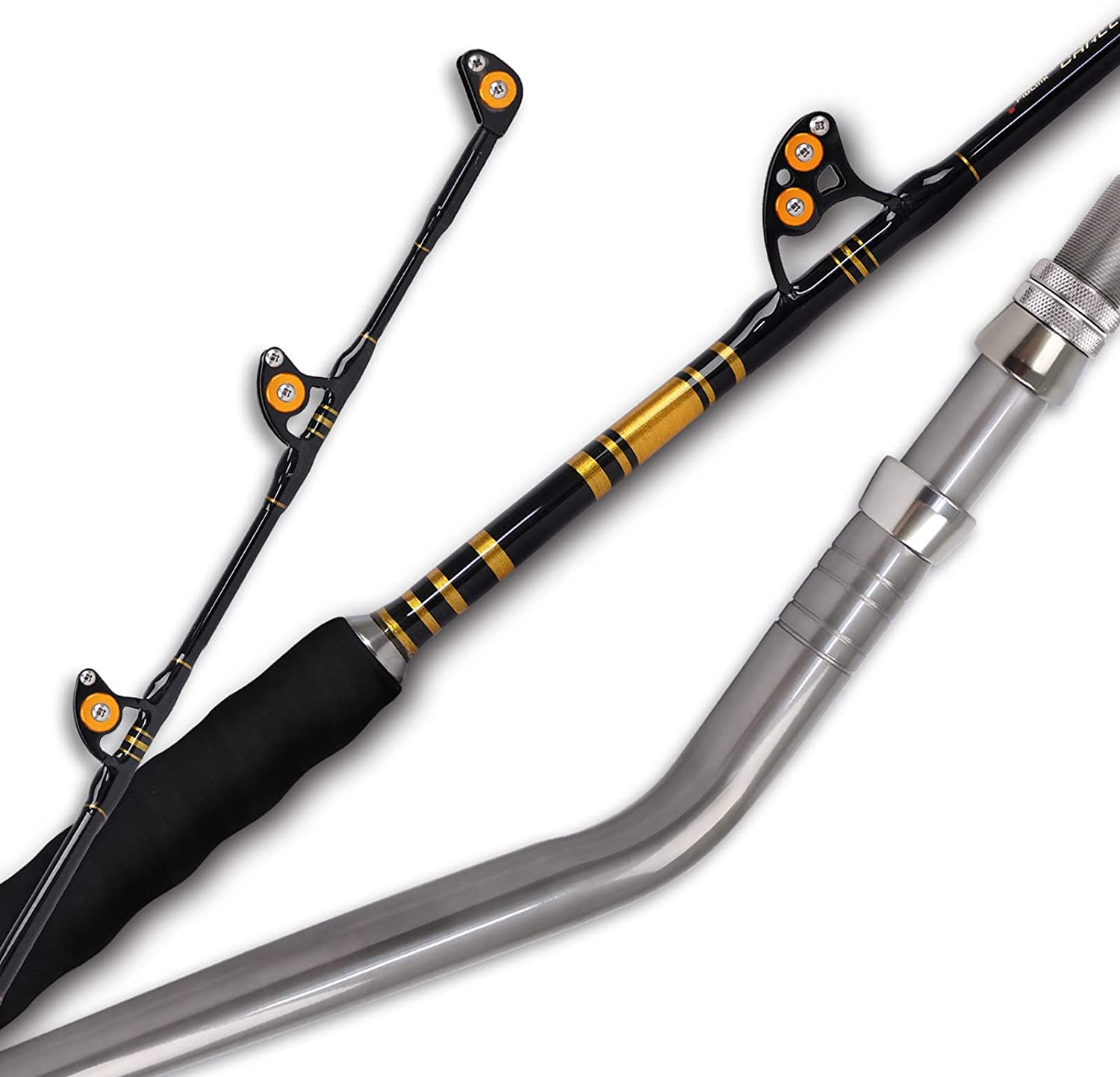 Saltwater Offshore Trolling Rod Heavy Big Game Roller Guider Boat Fishing Pole