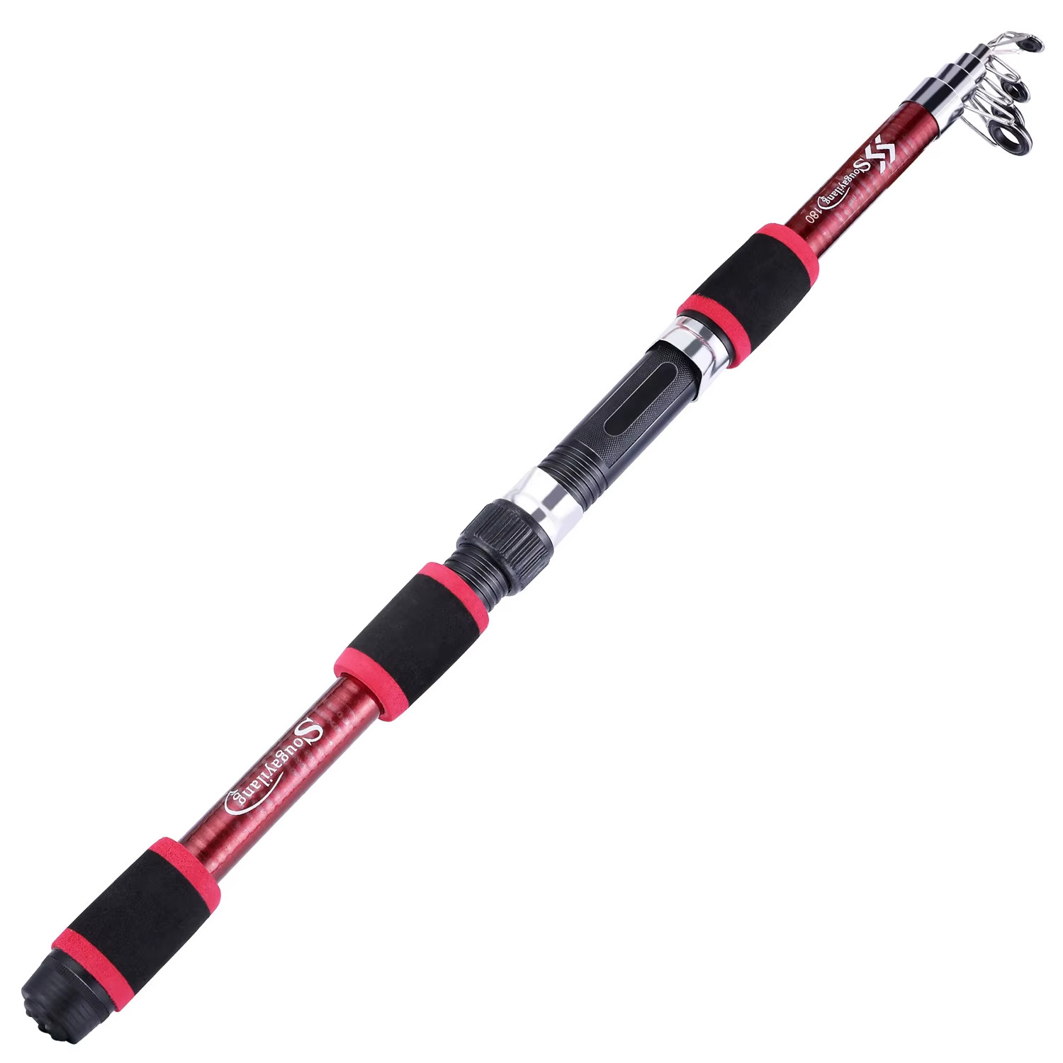 1.8M Spinning Fishing Rod M Power Telescopic Rock Fishing Rod Carp Feeder Rod Su