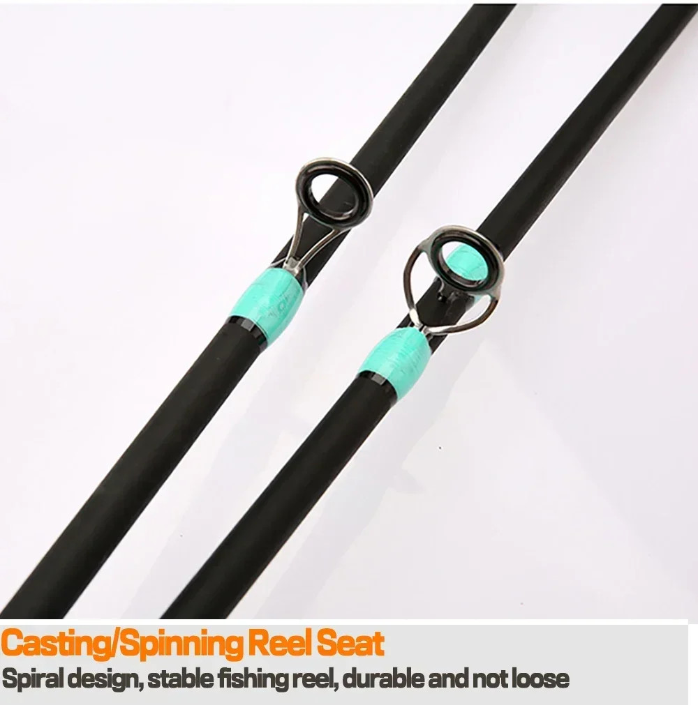 Casting Spinning Lure Fishing Rod Solid ML Tip 1.8/2.1m Ultralight Trout Jigging