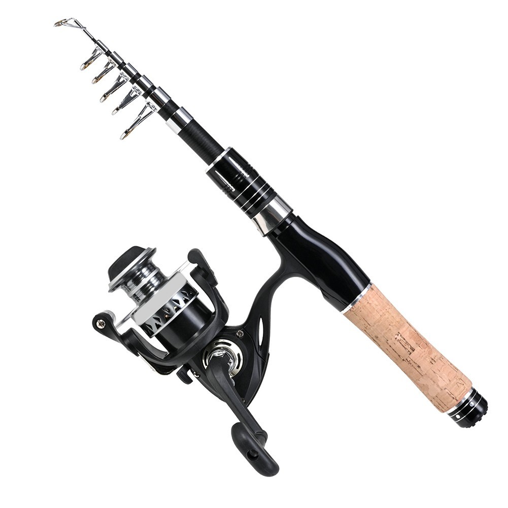 Portable 1 61m Fishing Rod Designed for Big Fish Catching and Easy Transport