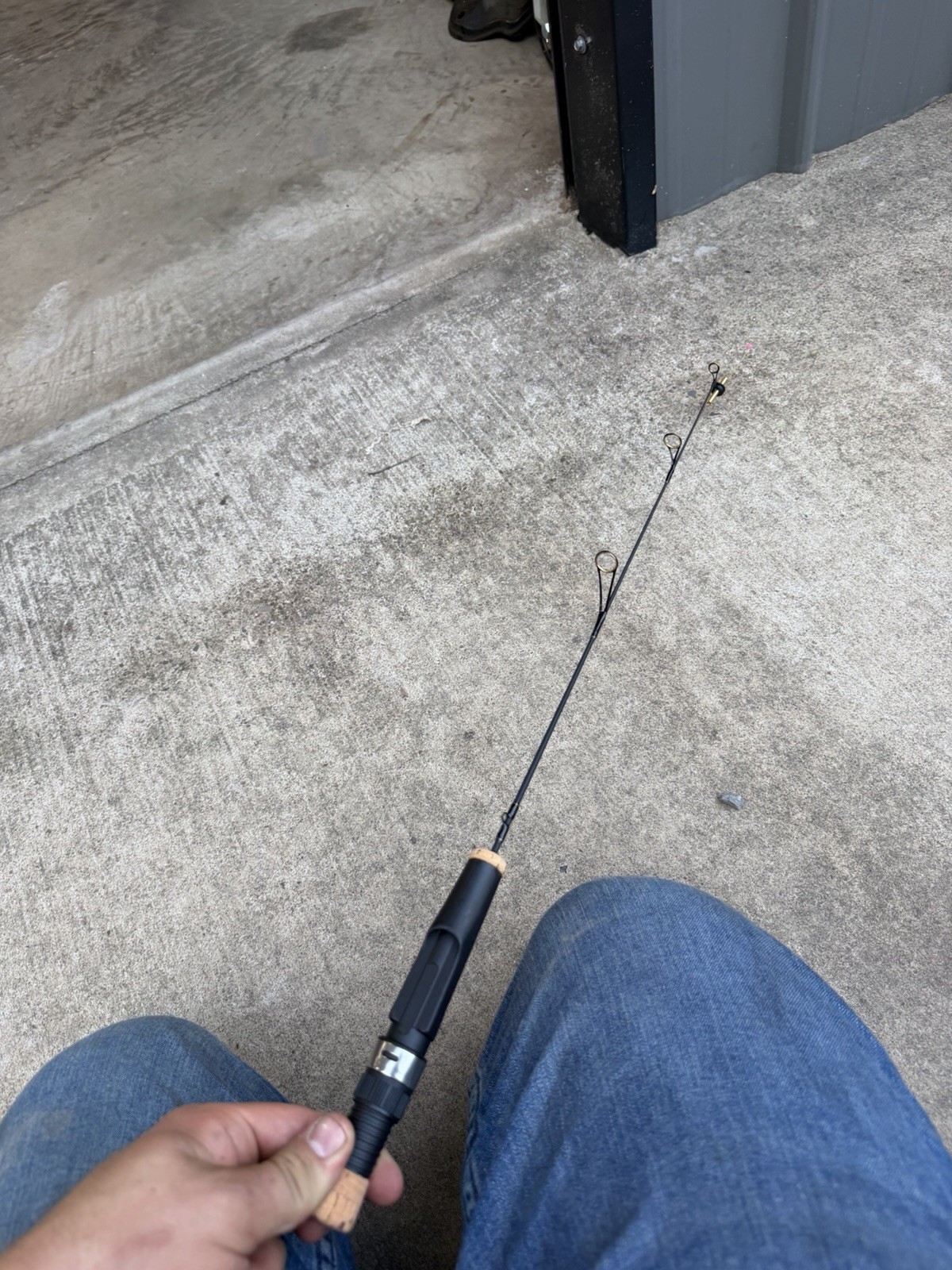 24-inch, Medium-Light power St. Croix Legend Ice fishing rod