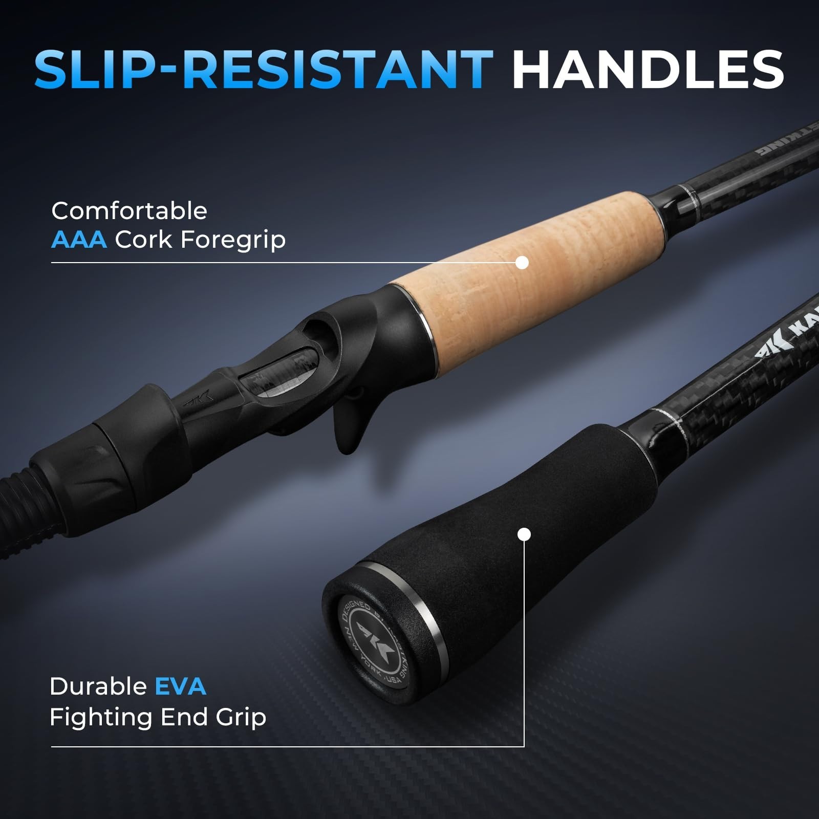 Portable 4-Piece Travel Fishing Rods – IM7 Graphite, Twin-Tip, Stainless Steel G