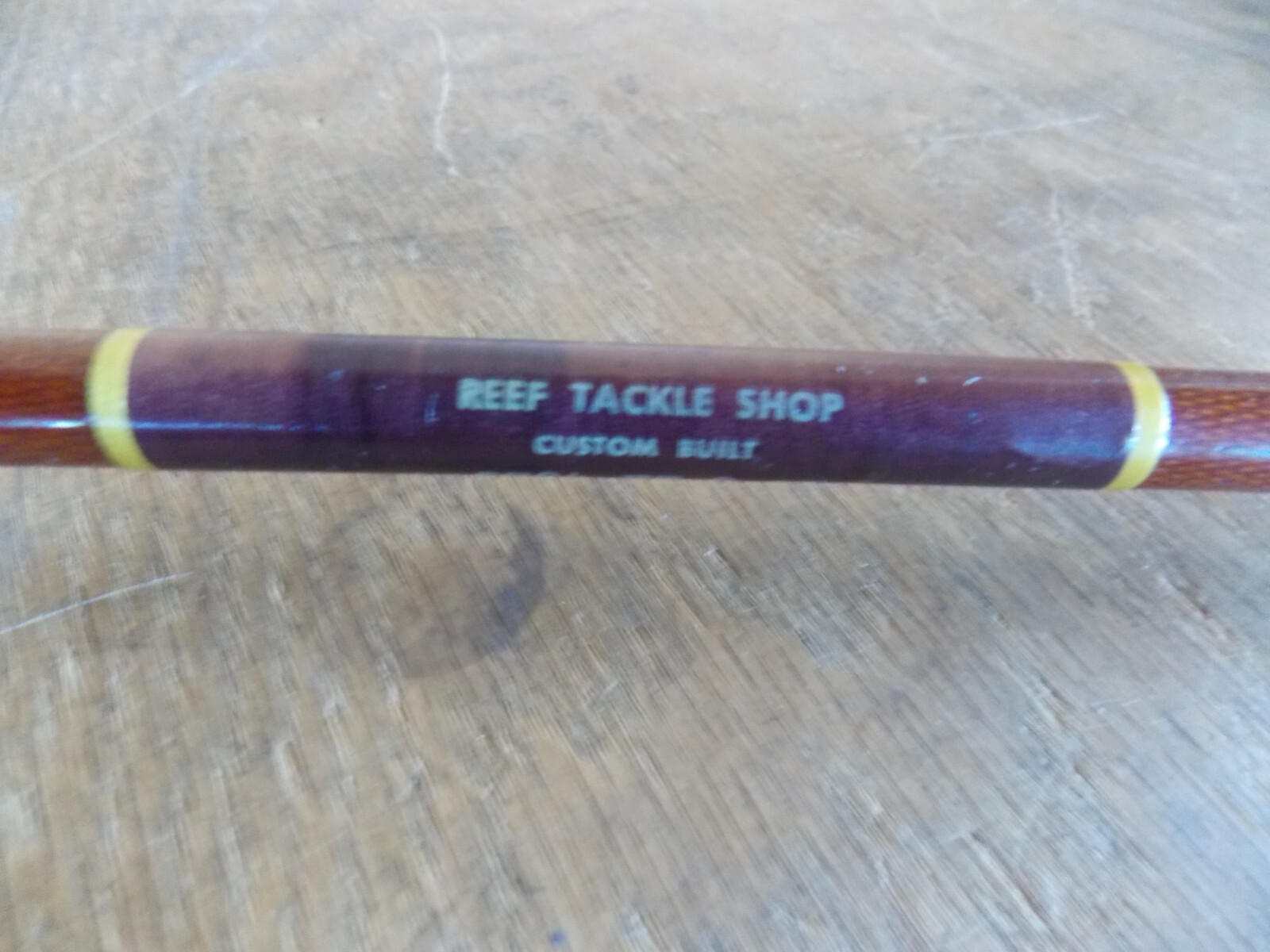 Custom Made Spinning Rod By REEF TACKLE SHOP #2784 2oz 6’6″ SUPER CLEAN 12/26